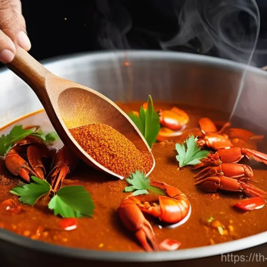 비아프라 전통 요리 - **Vibrant Biafran Culinary Artistry: Aromatic Spice Fusion**
    A close-up, high-angle shot showcas...