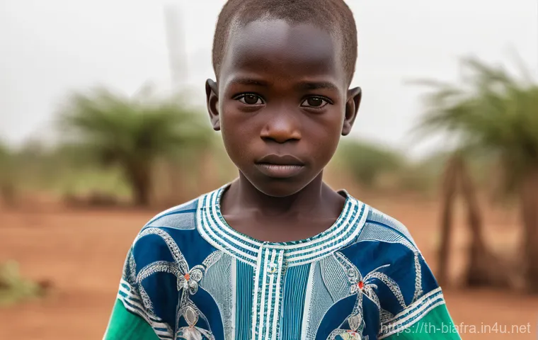 비아프라 전쟁과 전쟁고아 문제 - Prompt 1: The Weight of Hunger**